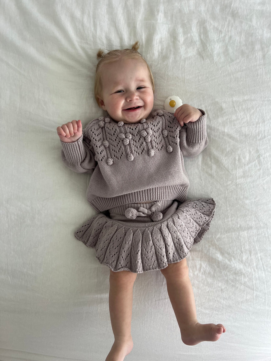 Delilah Knit Set - Lavender