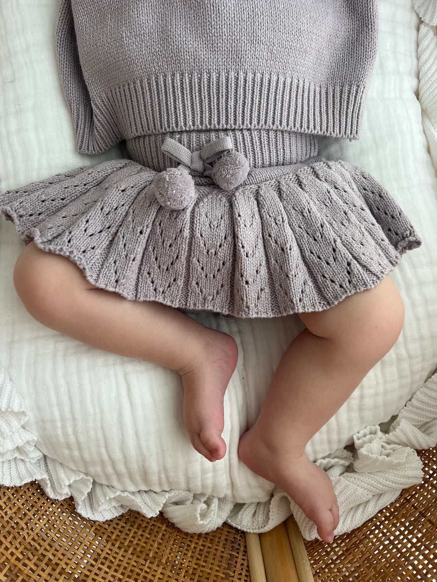 Delilah Knit Set - Lavender