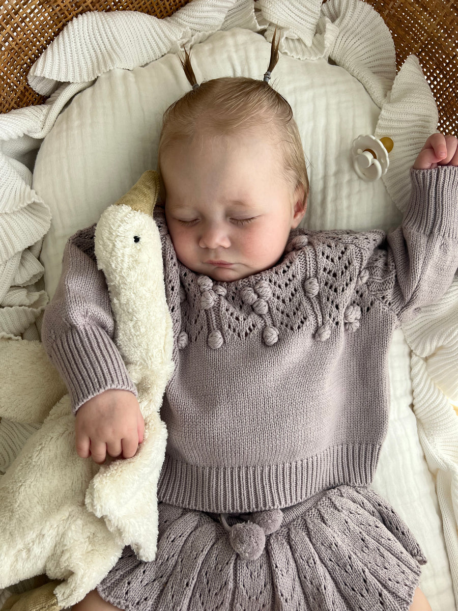 Delilah Knit Set - Lavender