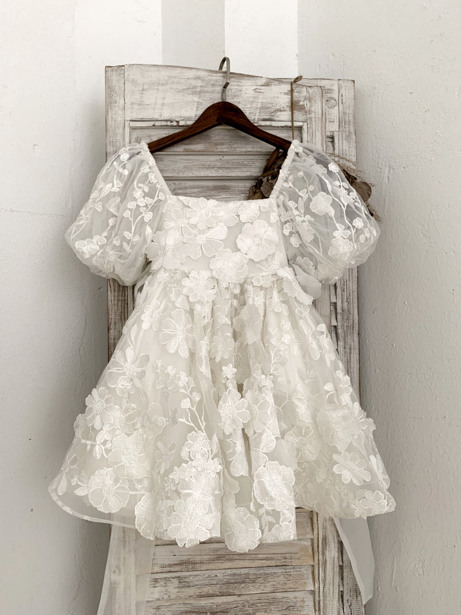 Hope Dress & Hair Bow (Made to order)