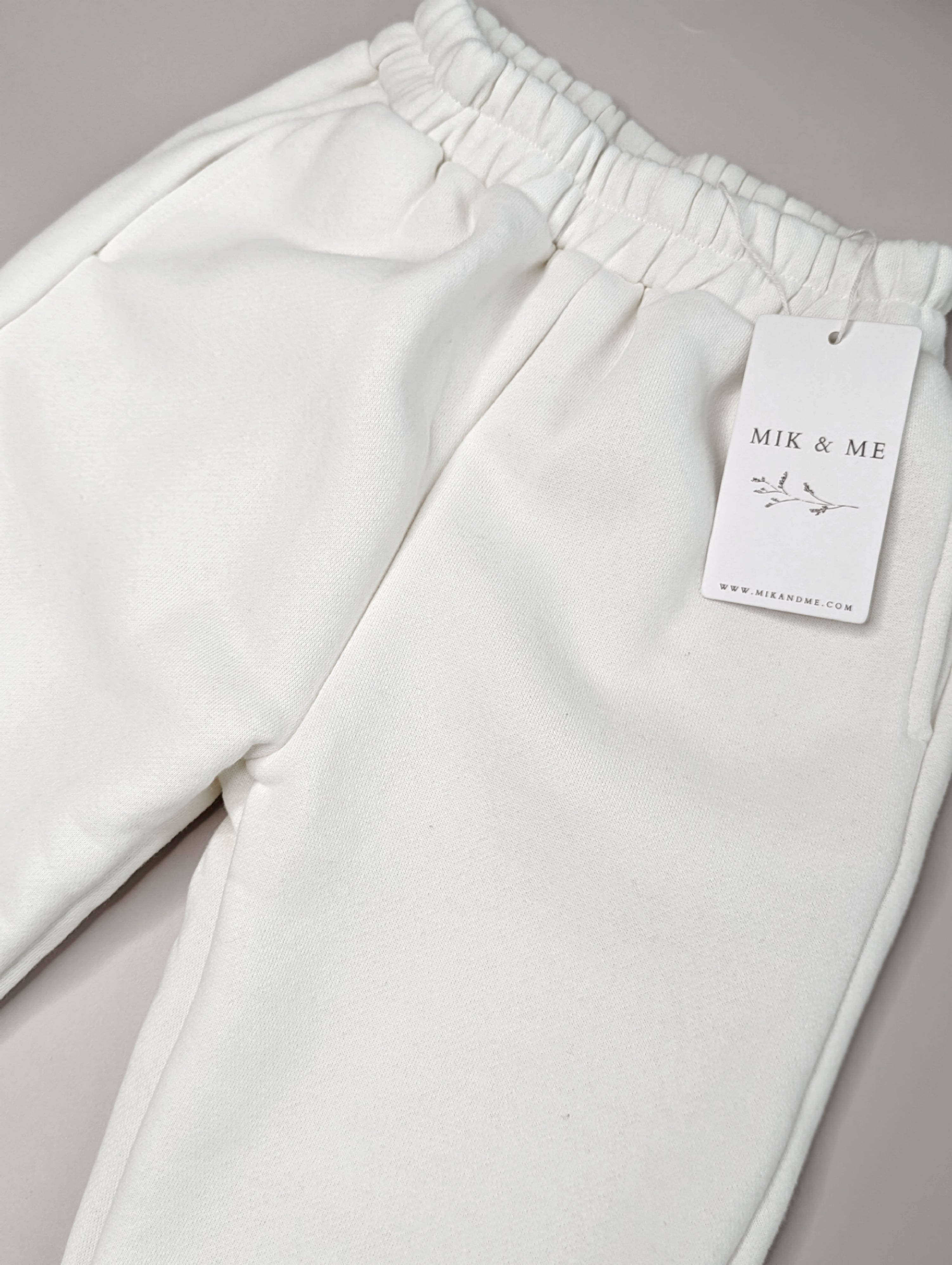 Mik & Me Luxe Track Set - Cream