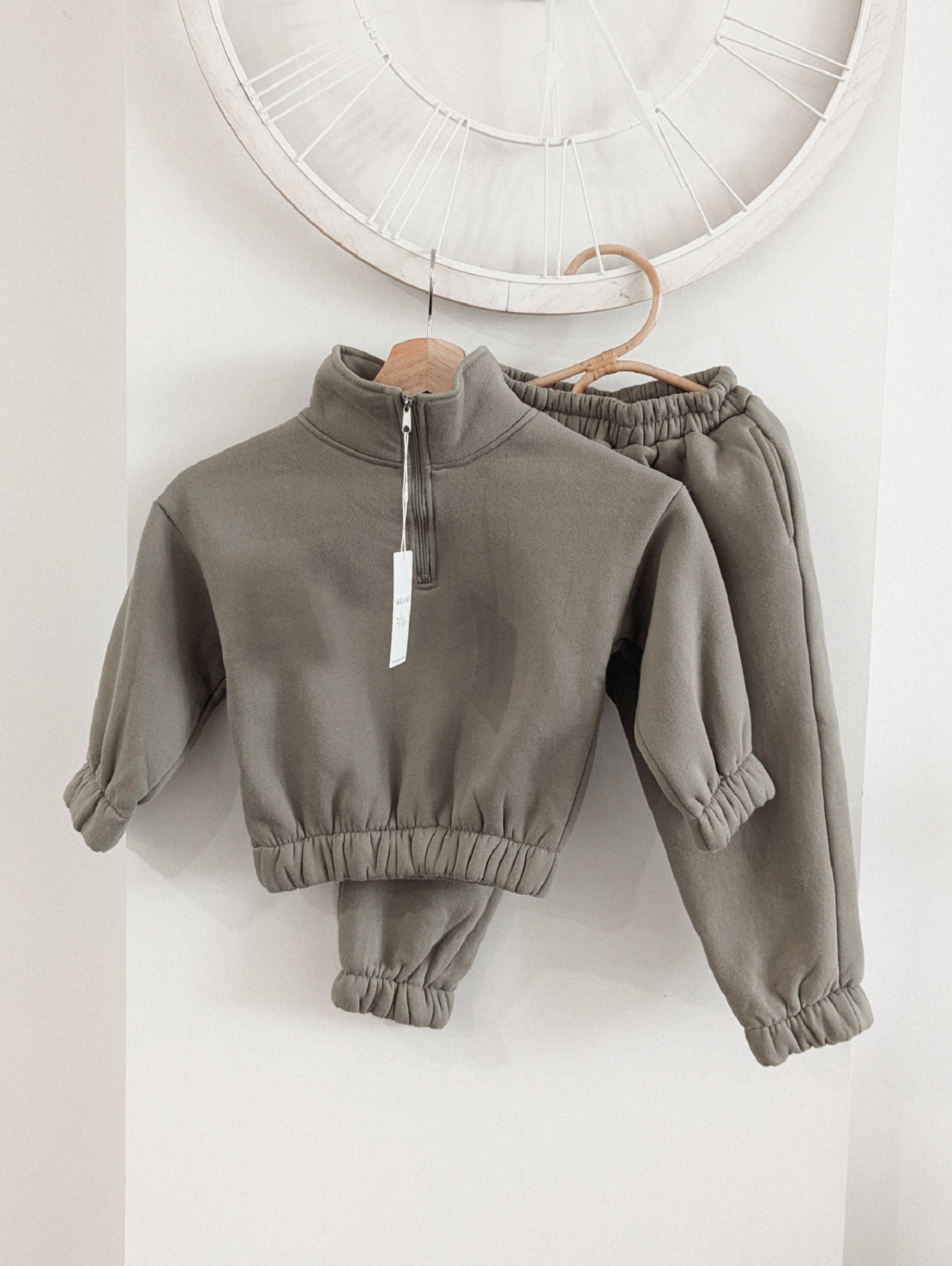 Mik & Me Luxe Track Set - Khaki