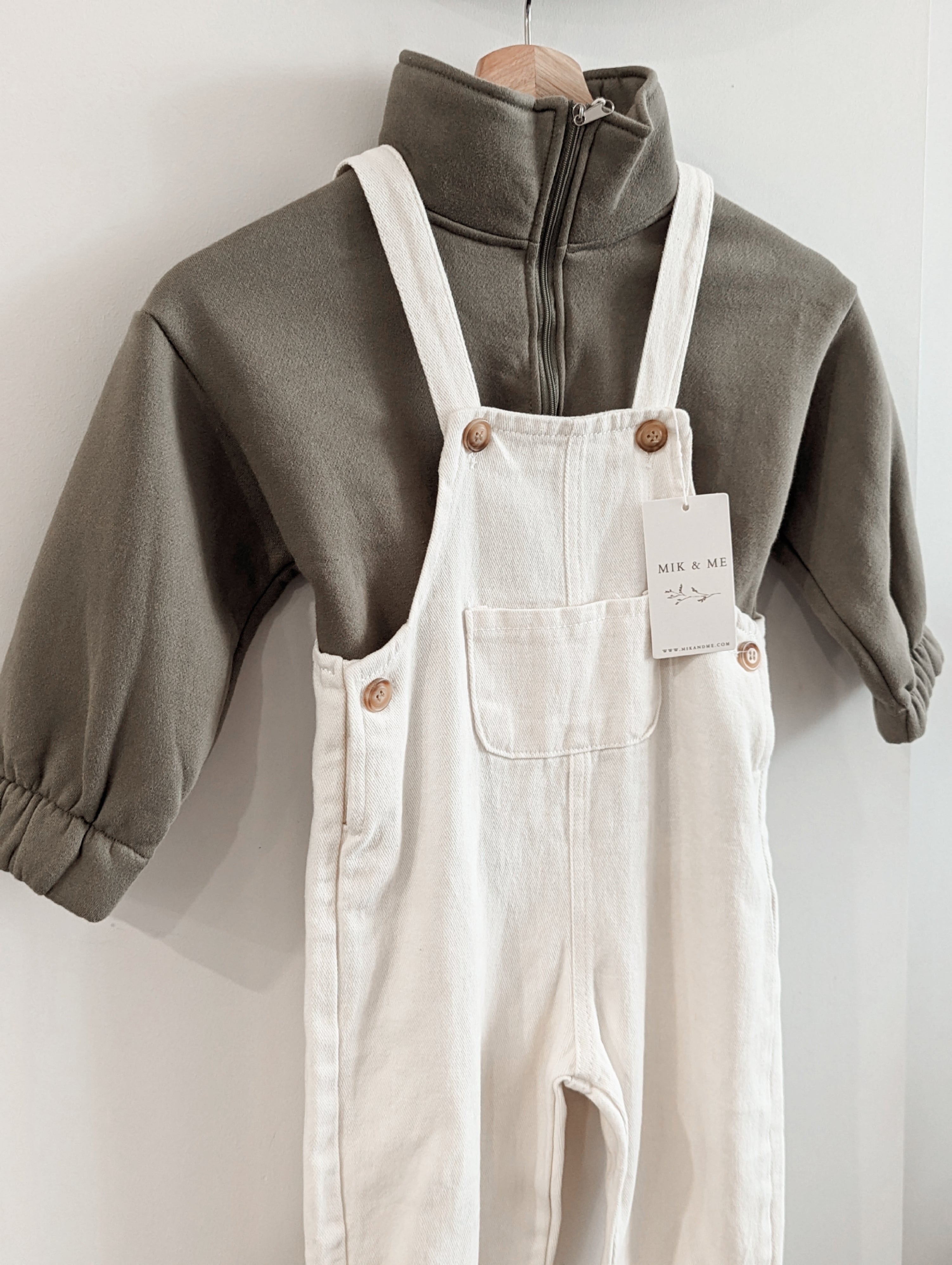 Mik & Me Luxe Track Set - Khaki