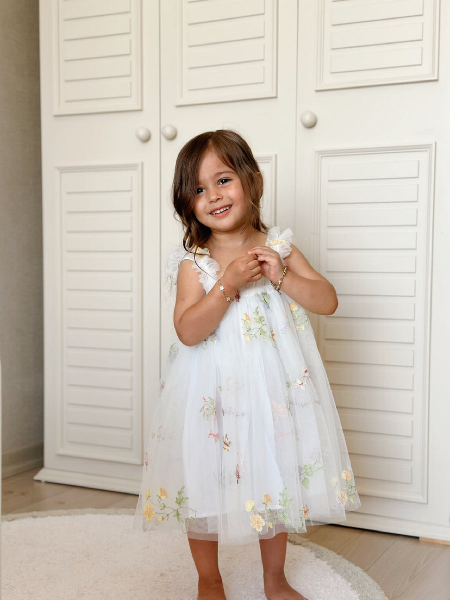 White Fairy Party Dress