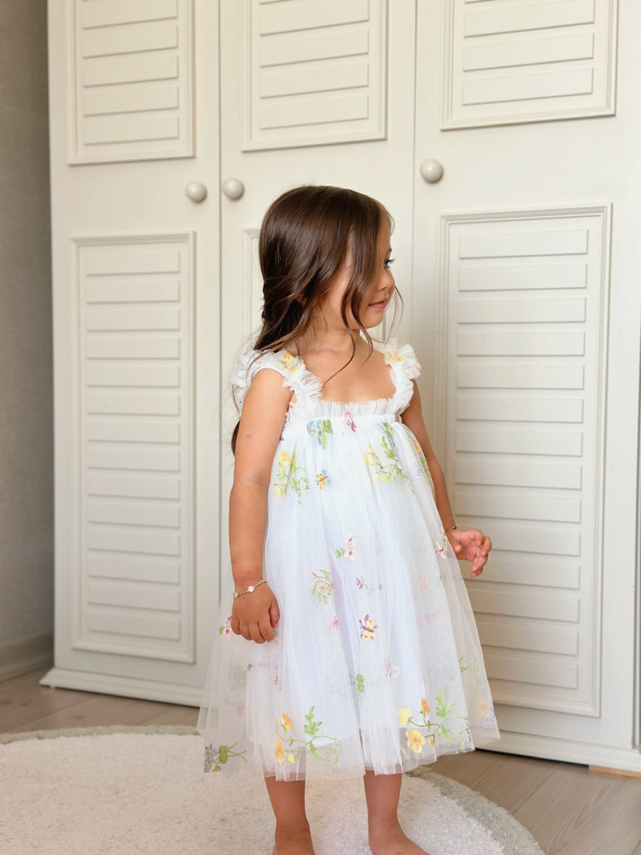 White Fairy Party Dress