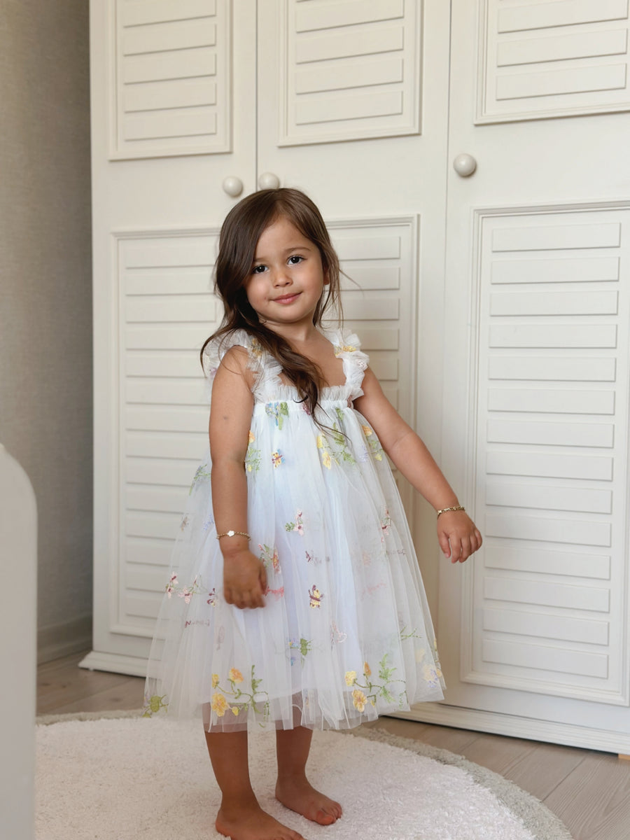 White Fairy Party Dress