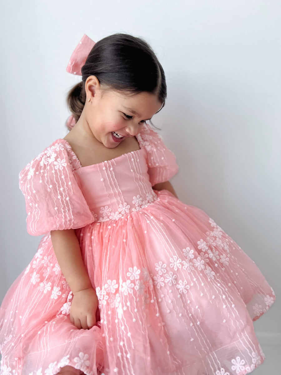 Enchanted Princess Dress & Hair Bow (Made to order)