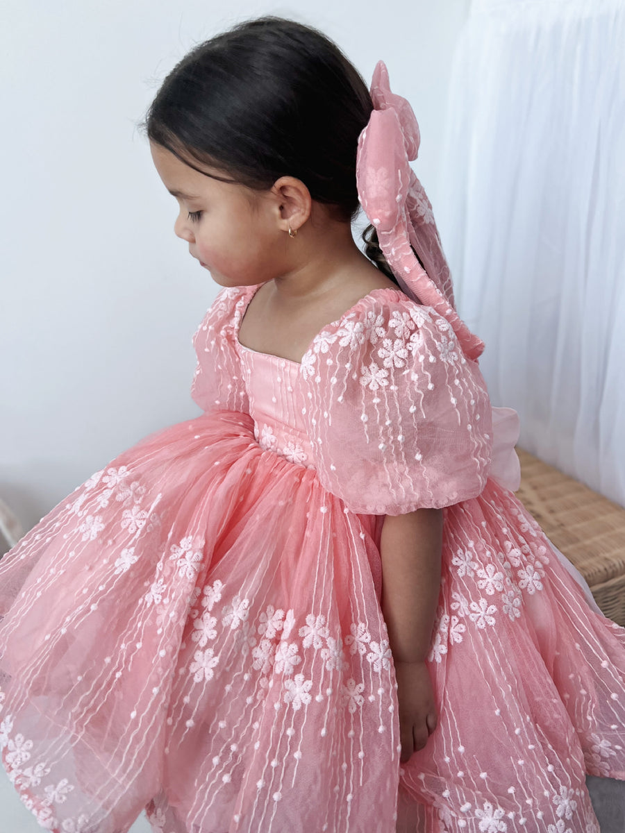 Enchanted Princess Dress & Hair Bow (Made to order)