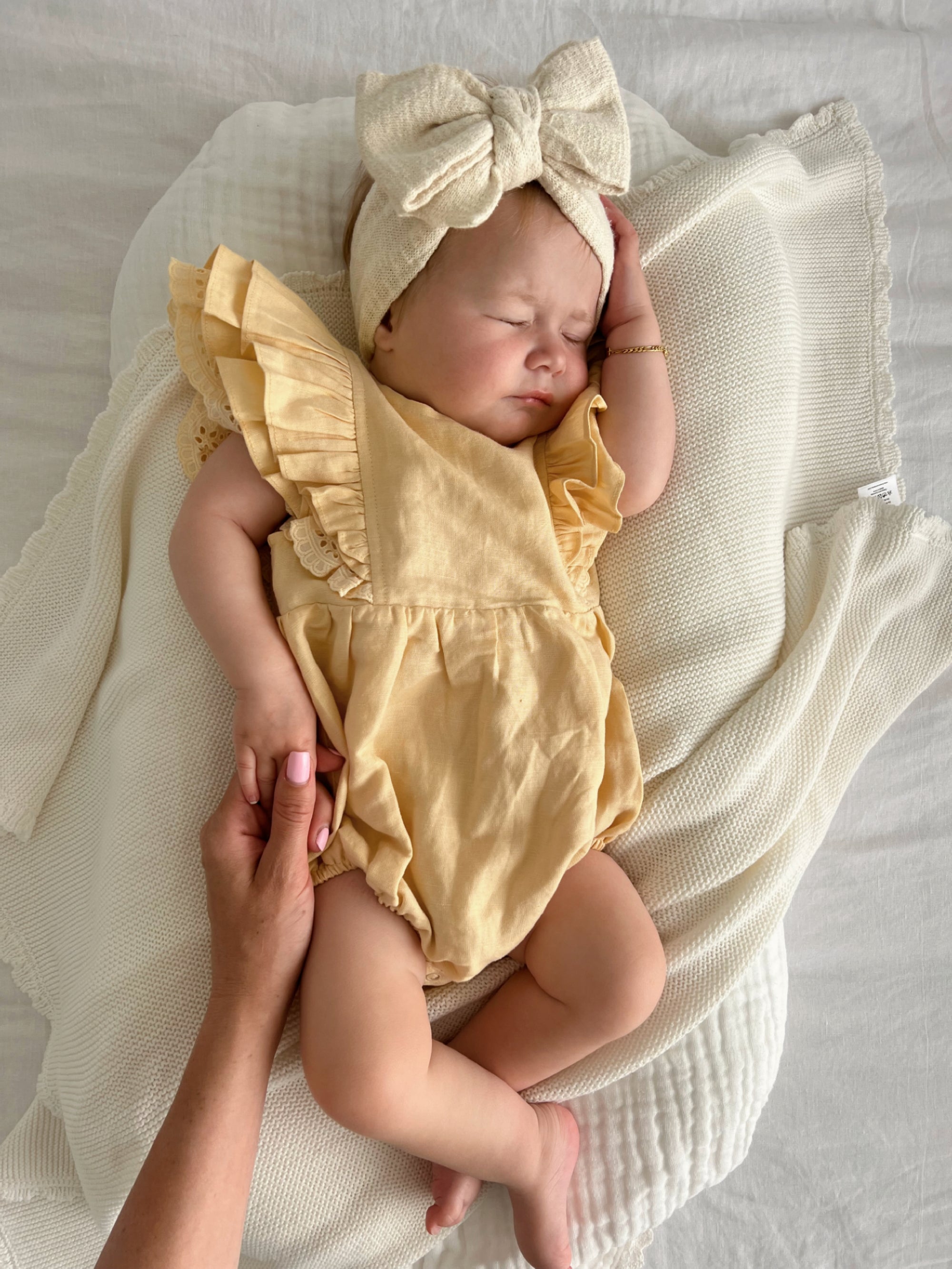Mik &amp; Me Exclusive Romper - 100% Linen/Organic Cotton (Shipping only within Australia)
