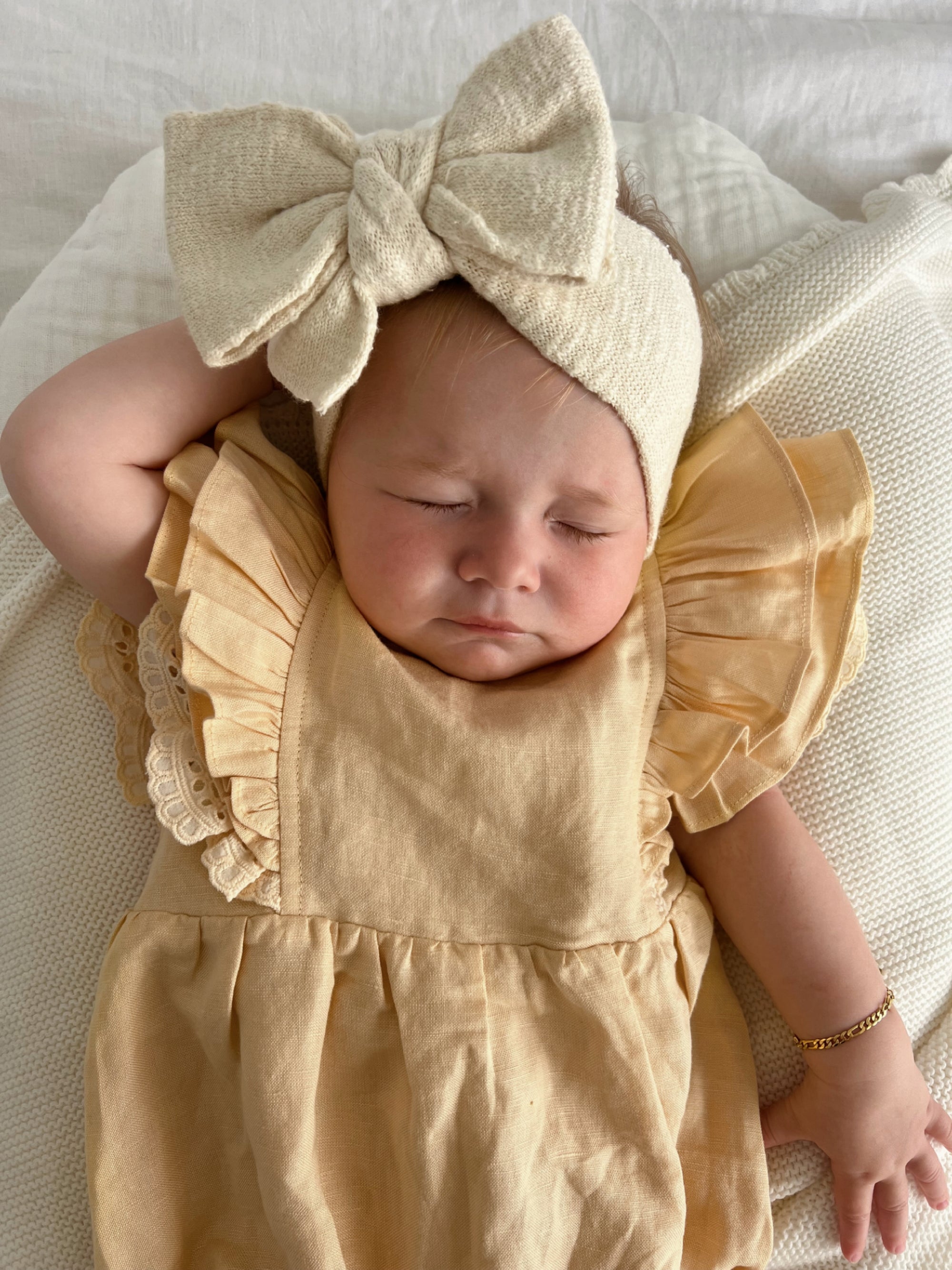 Mik &amp; Me Exclusive Romper - 100% Linen/Organic Cotton (Shipping only within Australia)