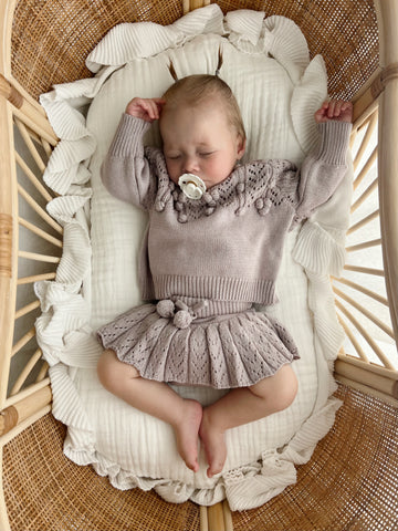 Delilah Knit Set - Lavender