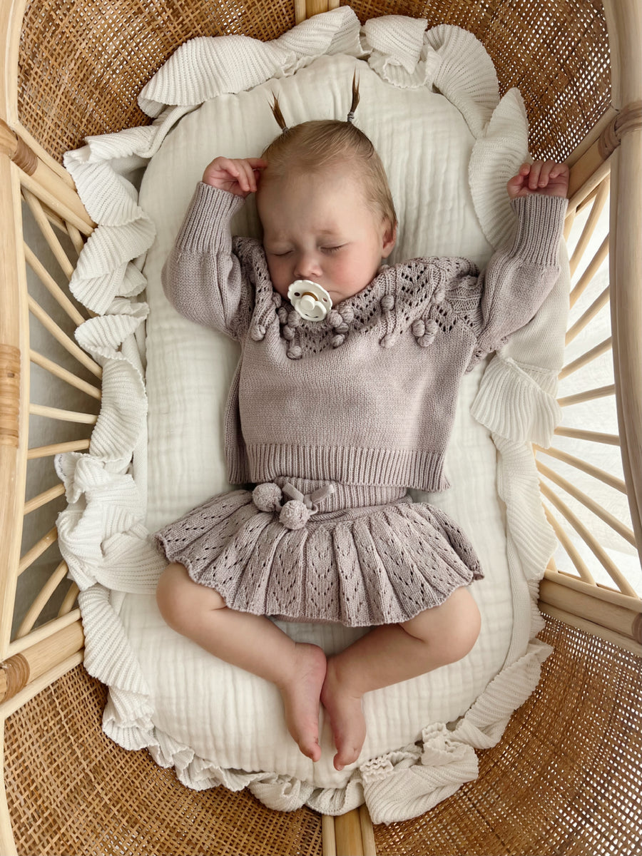 Delilah Knit Set - Lavender