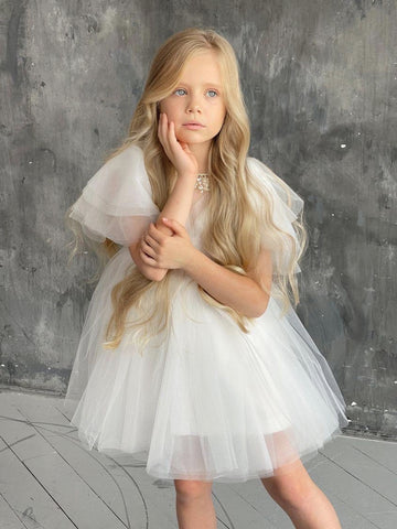 Aura White Party Dress