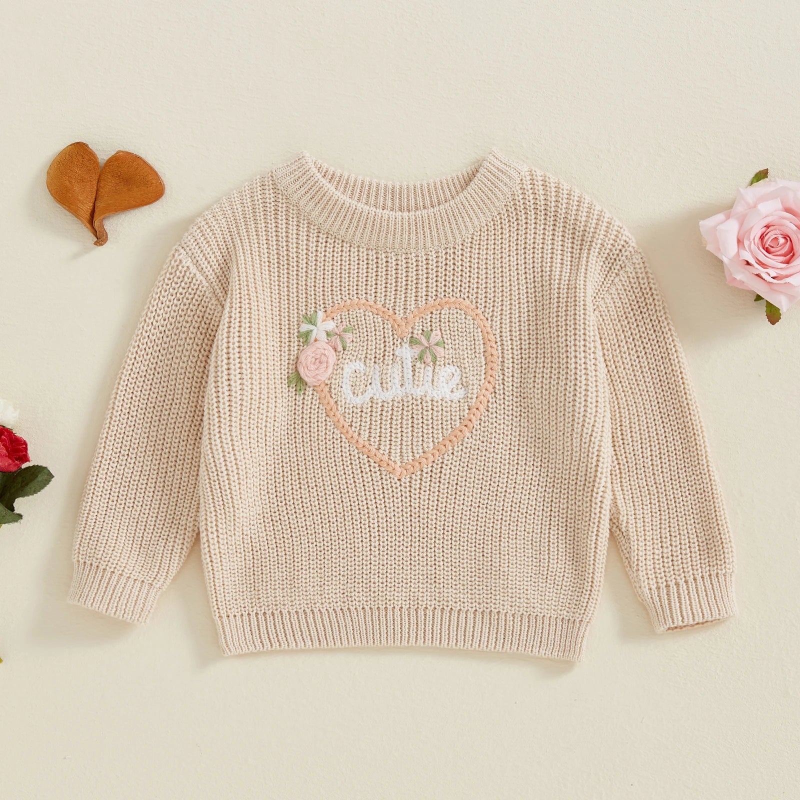 Baby Girl Knit with florals