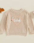 Baby Girl Knit with florals