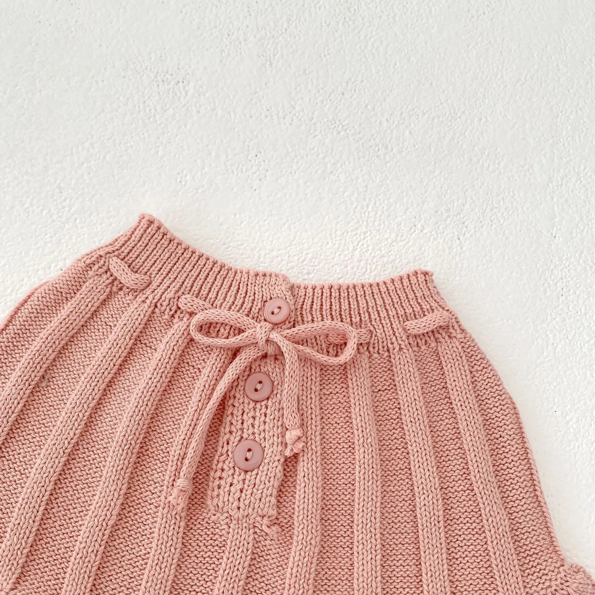 Girls Knit Top & Shorts