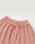 Girls Knit Top & Shorts