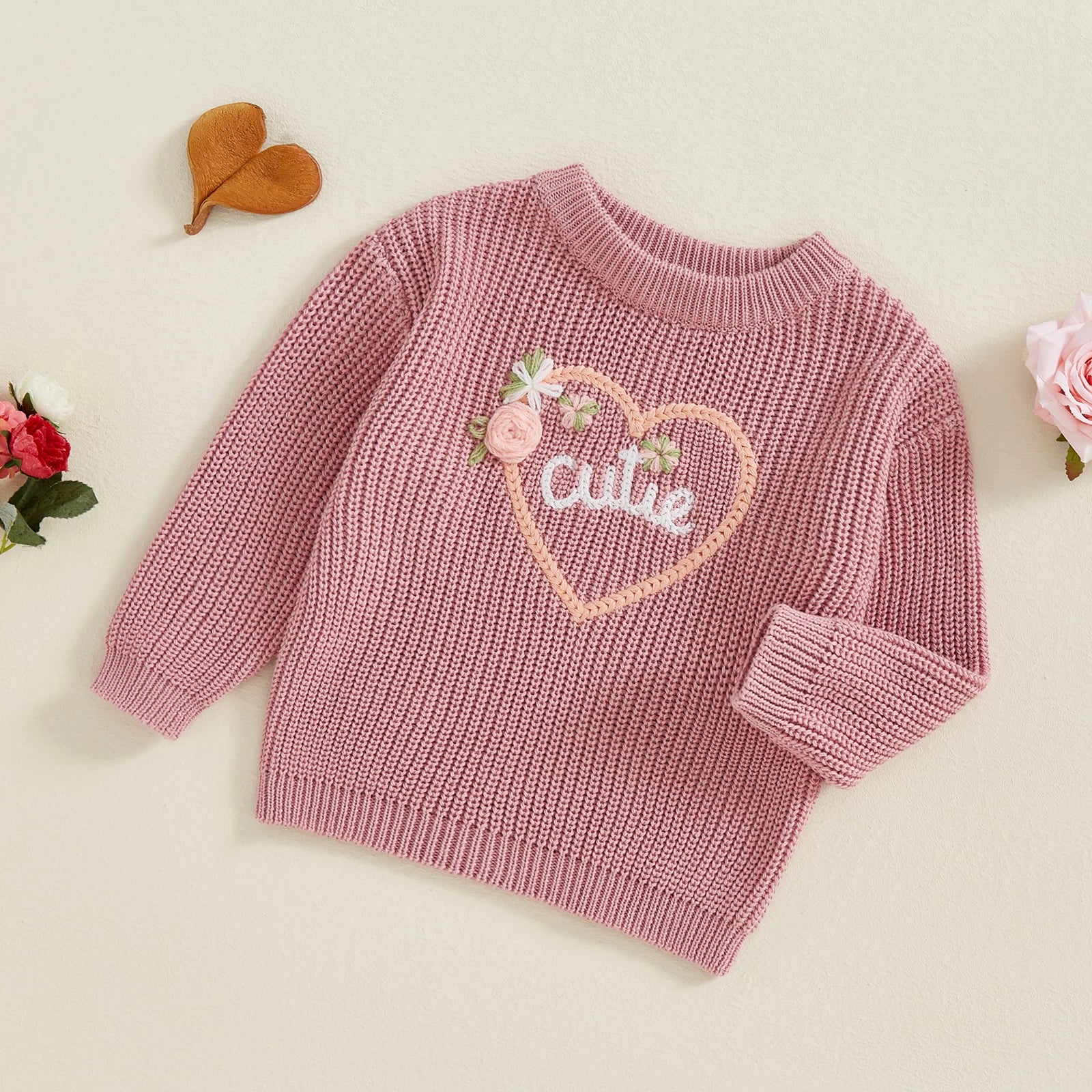 Baby Girl Knit with florals