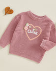 Baby Girl Knit with florals