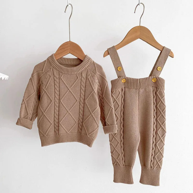 Boys Knit Jumper & Pants Set
