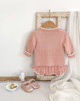 Girls Knit Top & Shorts