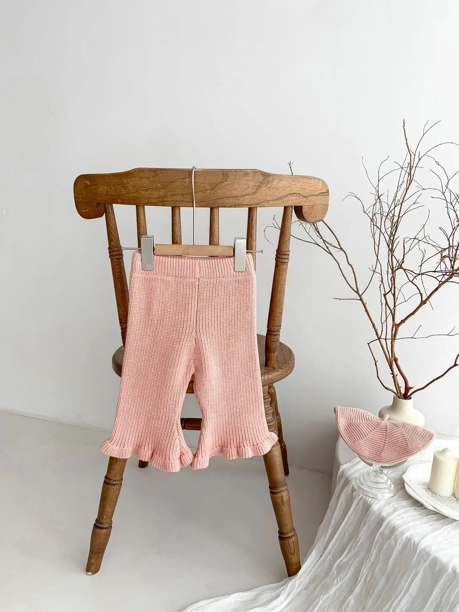 Knit Flare Pants