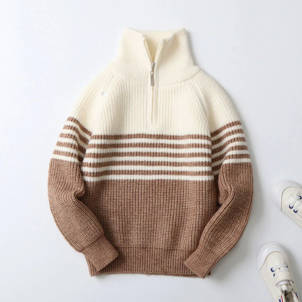 Boys Zip Knit