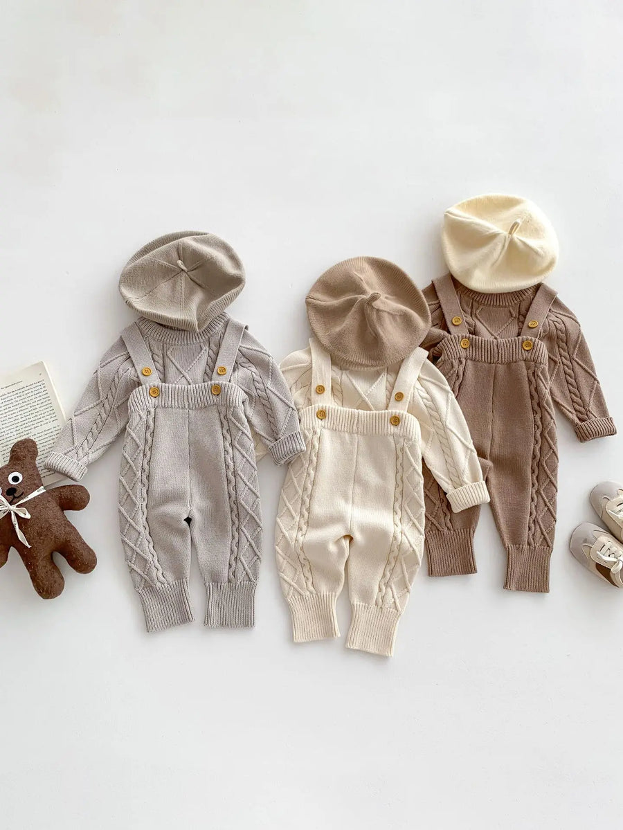 Boys Knit Jumped & Pants Set