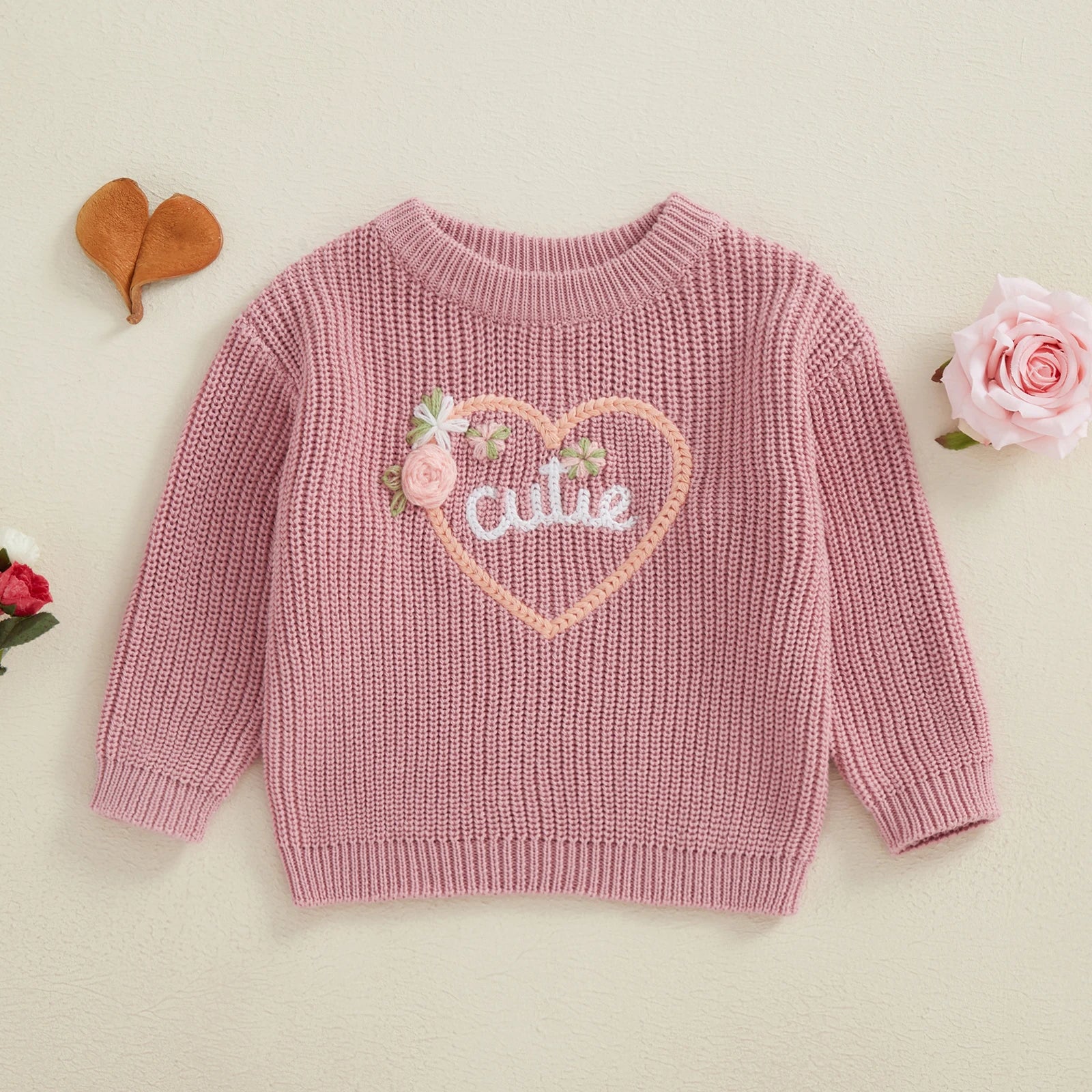 Baby Girl Knit with florals