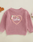 Baby Girl Knit with florals