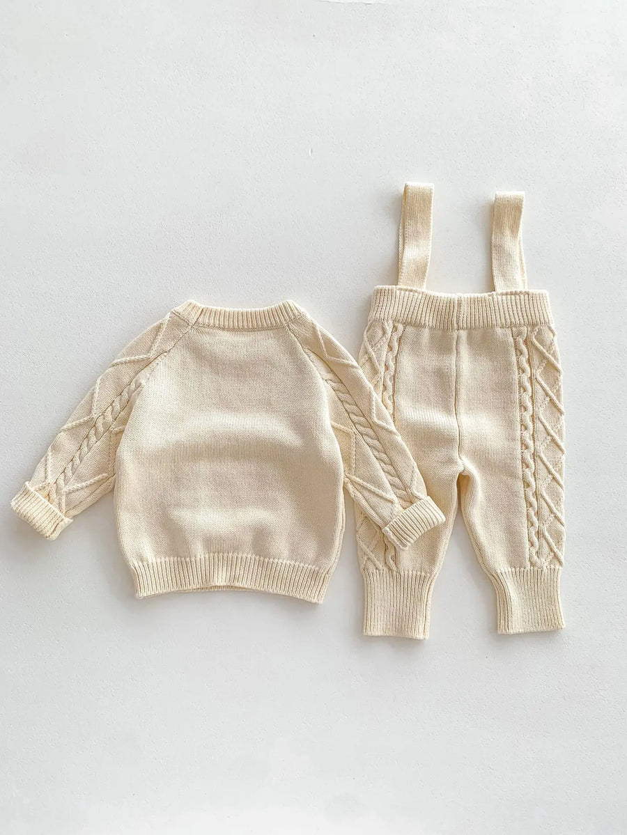 Boys Knit Jumped & Pants Set