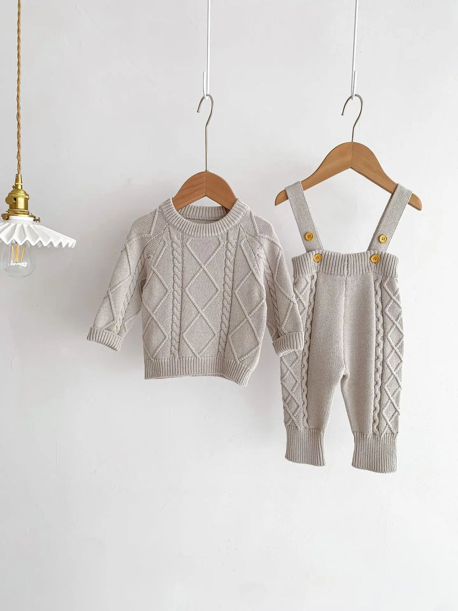 Boys Knit Jumped & Pants Set