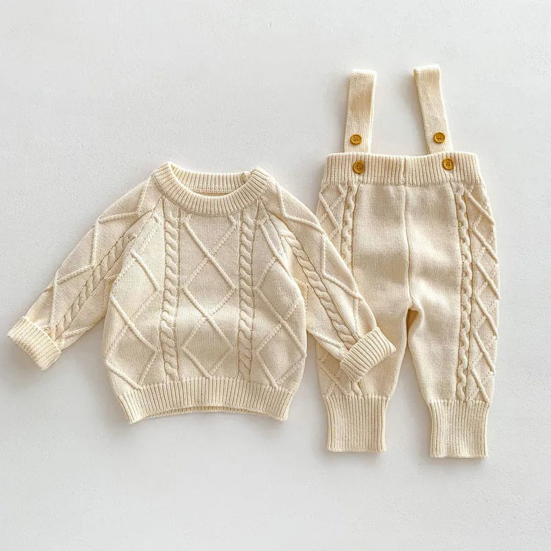 Boys Knit Jumped & Pants Set