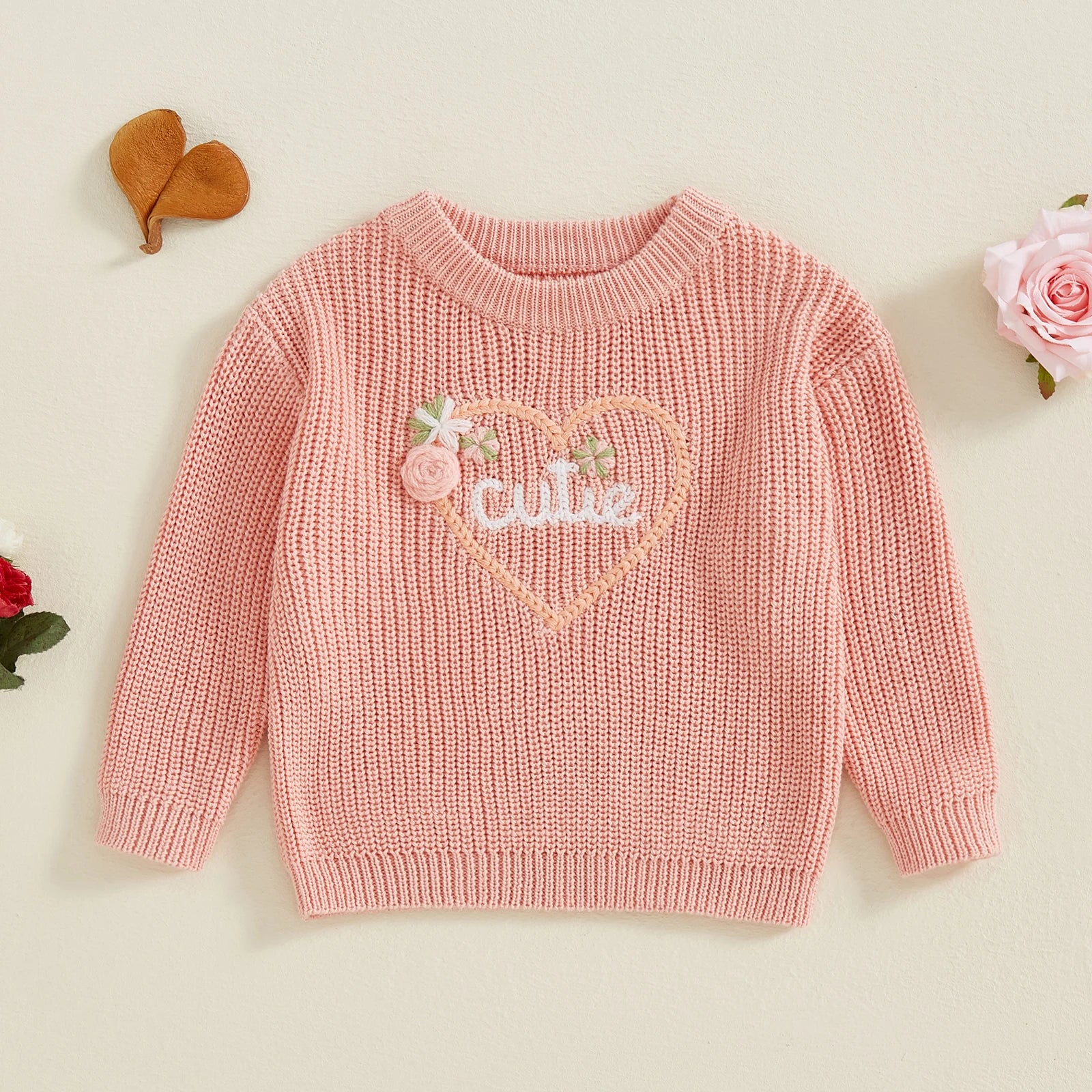Baby Girl Knit with florals