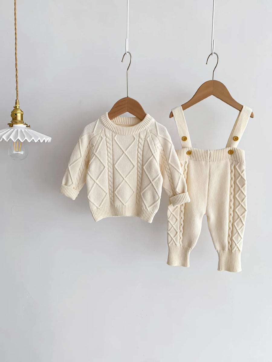 Boys Knit Jumped & Pants Set