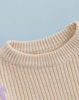 Girls & Baby Floral Knit