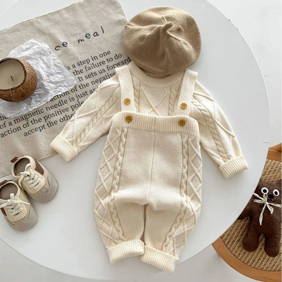 Boys Knit Jumped & Pants Set