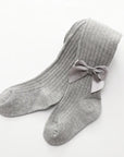 Girls Stockings With Bow