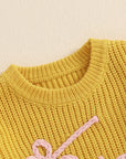 Baby Girl "One" First Birthday Knit