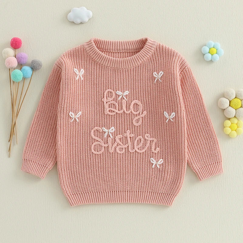 Big Sister Announcement Knit Top