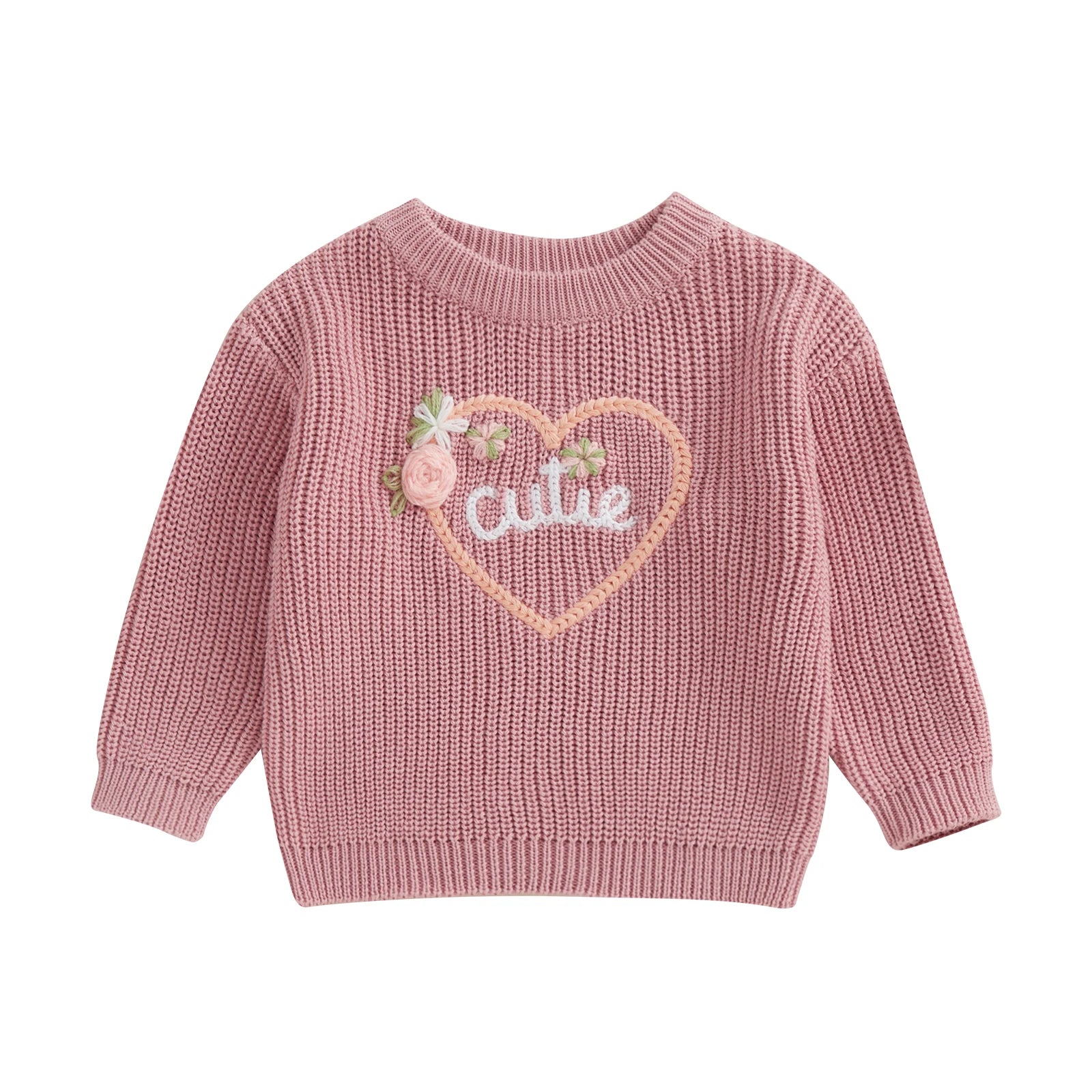 Baby Girl Knit with florals