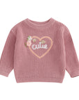 Baby Girl Knit with florals