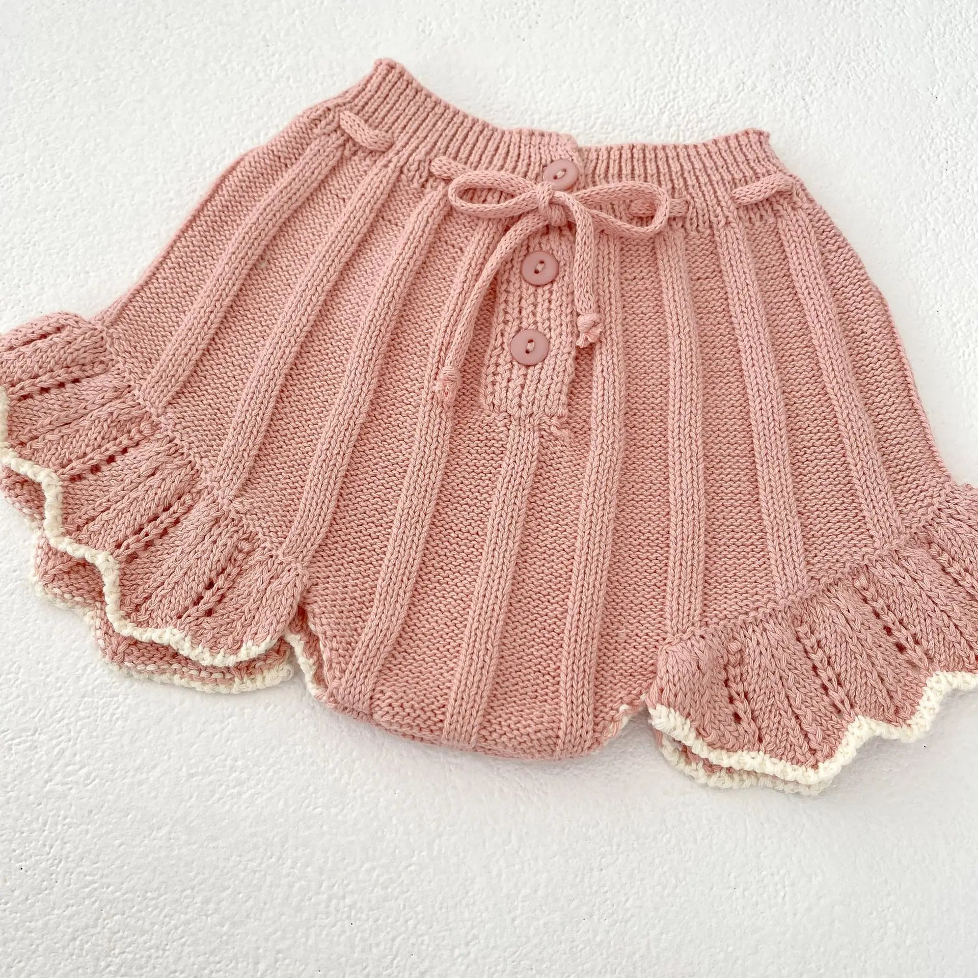 Girls Knit Top & Shorts