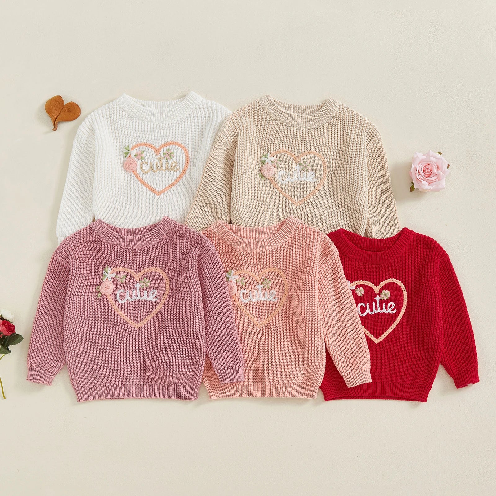 Baby Girl Knit with florals