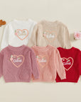 Baby Girl Knit with florals