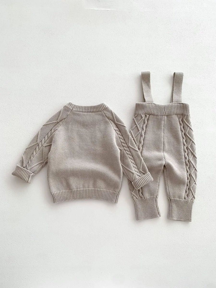 Boys Knit Jumped & Pants Set