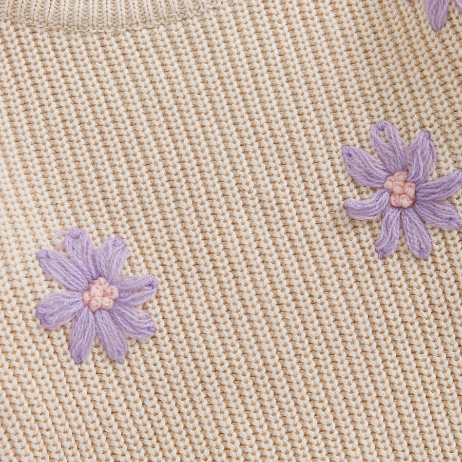 Girls & Baby Floral Knit