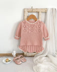 Girls Knit Top & Shorts