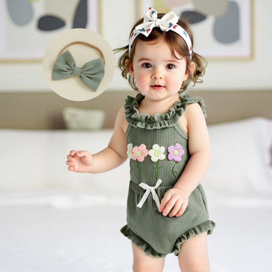 Girls Summer Floral Set