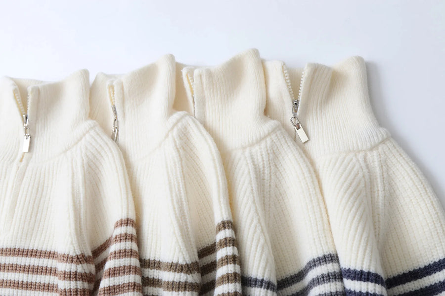 Boys Zip Knit